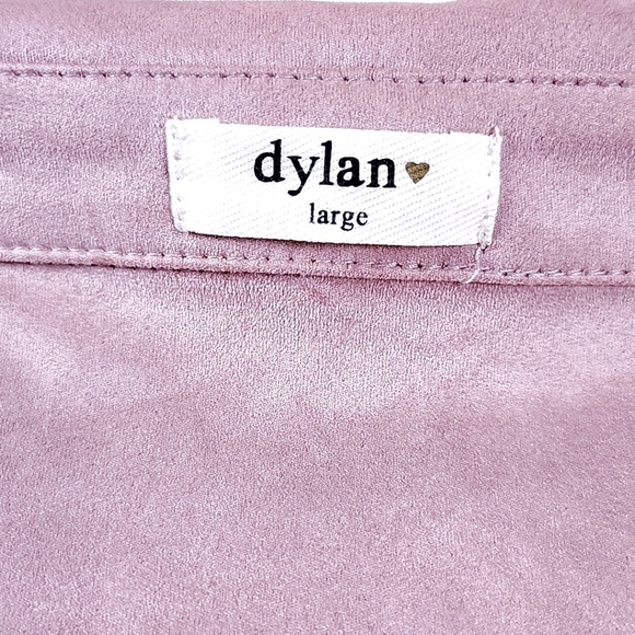 Dylan Faux Suede Long Sleeve Shacket - Picture 11 of 14